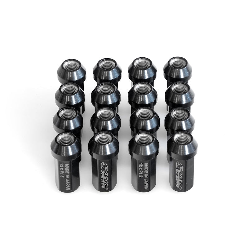 Spoon Sports Chromium Wheel Nut - M12x1.5 17HEX - Set of 16