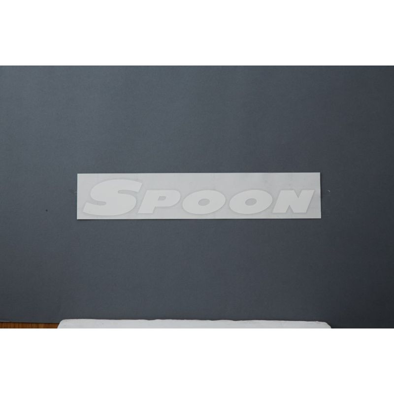 Spoon Sports 800mm Windscreen Banner Sticker - White