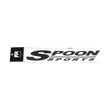 Spoon Sports Logo Sticker, Black