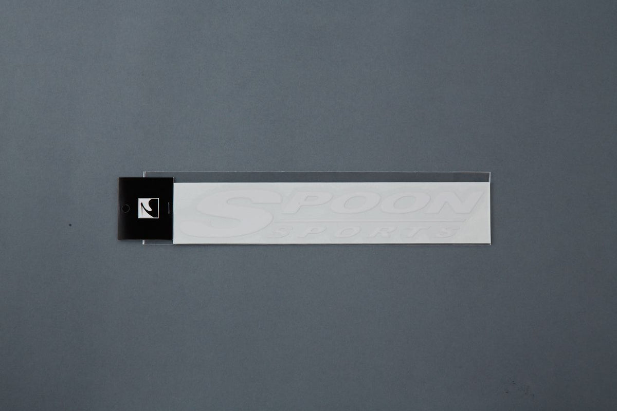 Spoon Sports Spoon Sports Logo Sticker White
